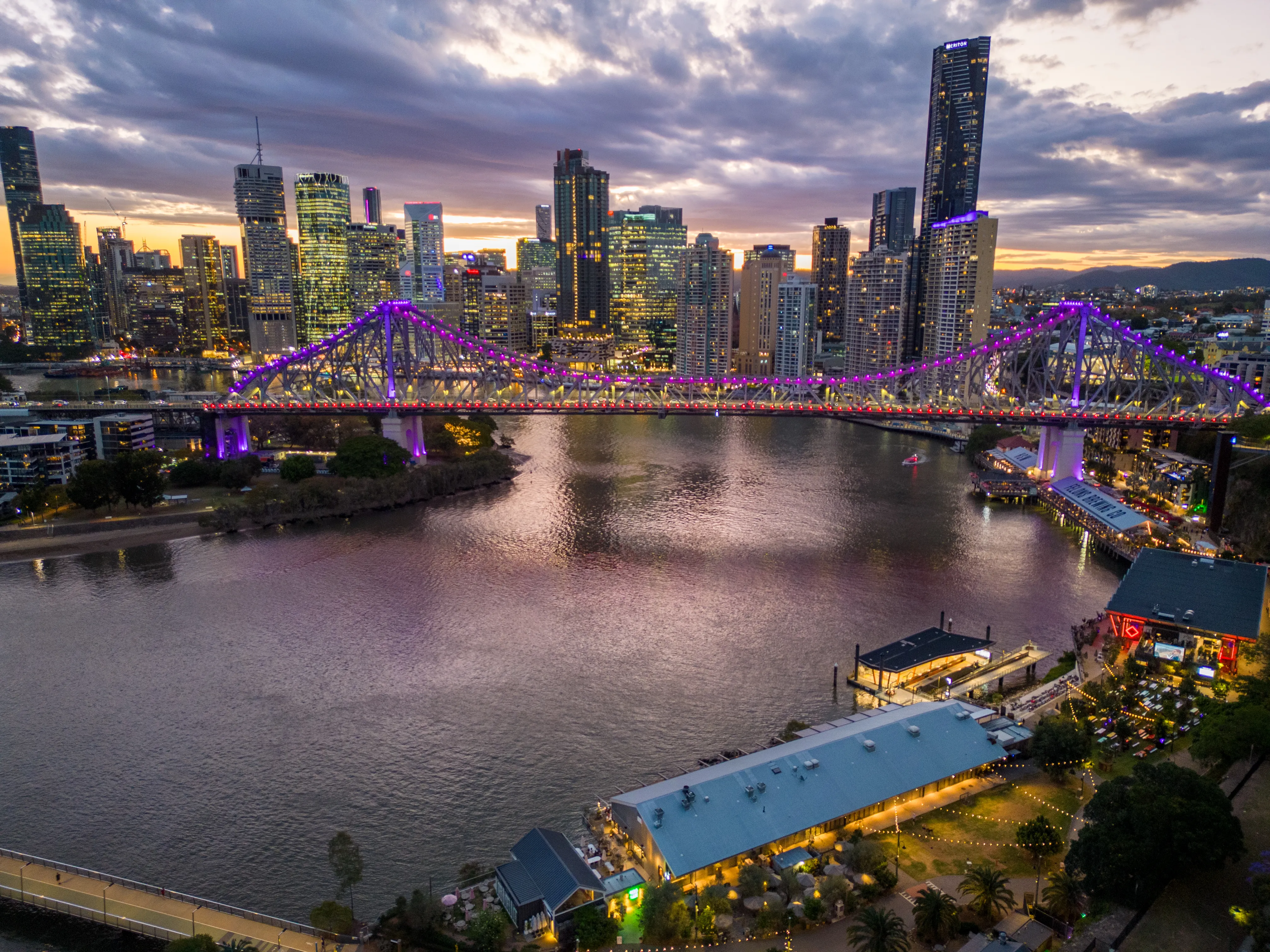 Brisbane Aerial View of Story Bridge