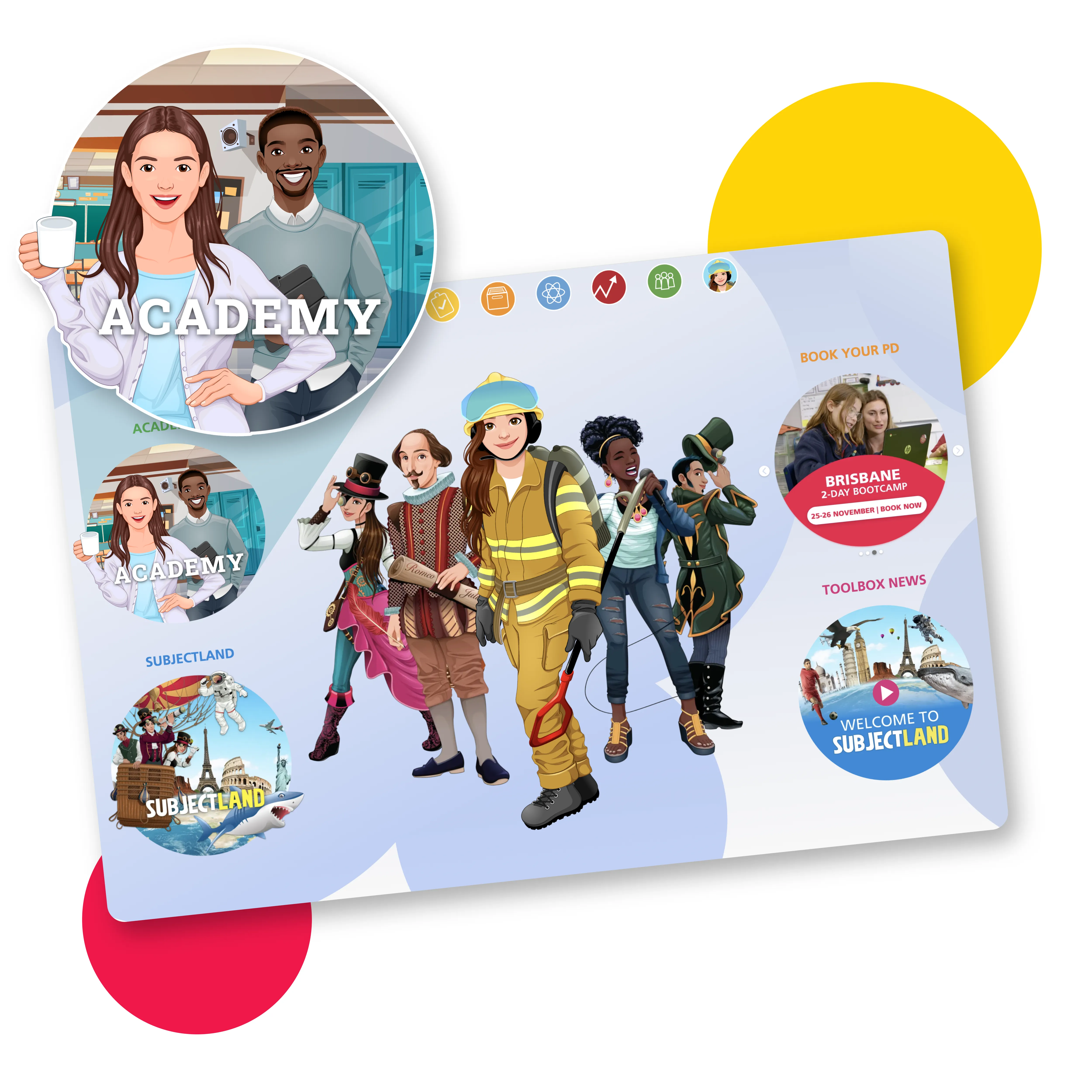 Academy on Writer's Toolbox Dashboard